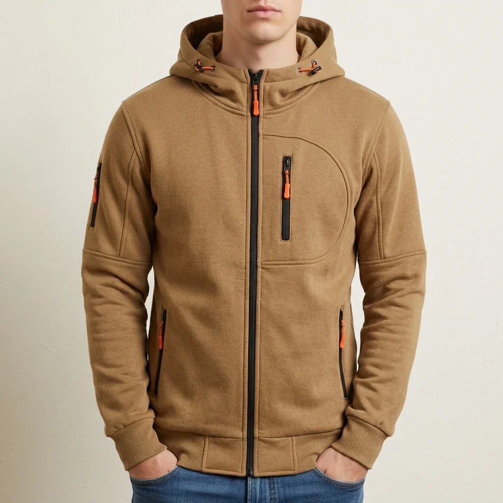Men’s Full Zip Hooded Jacket