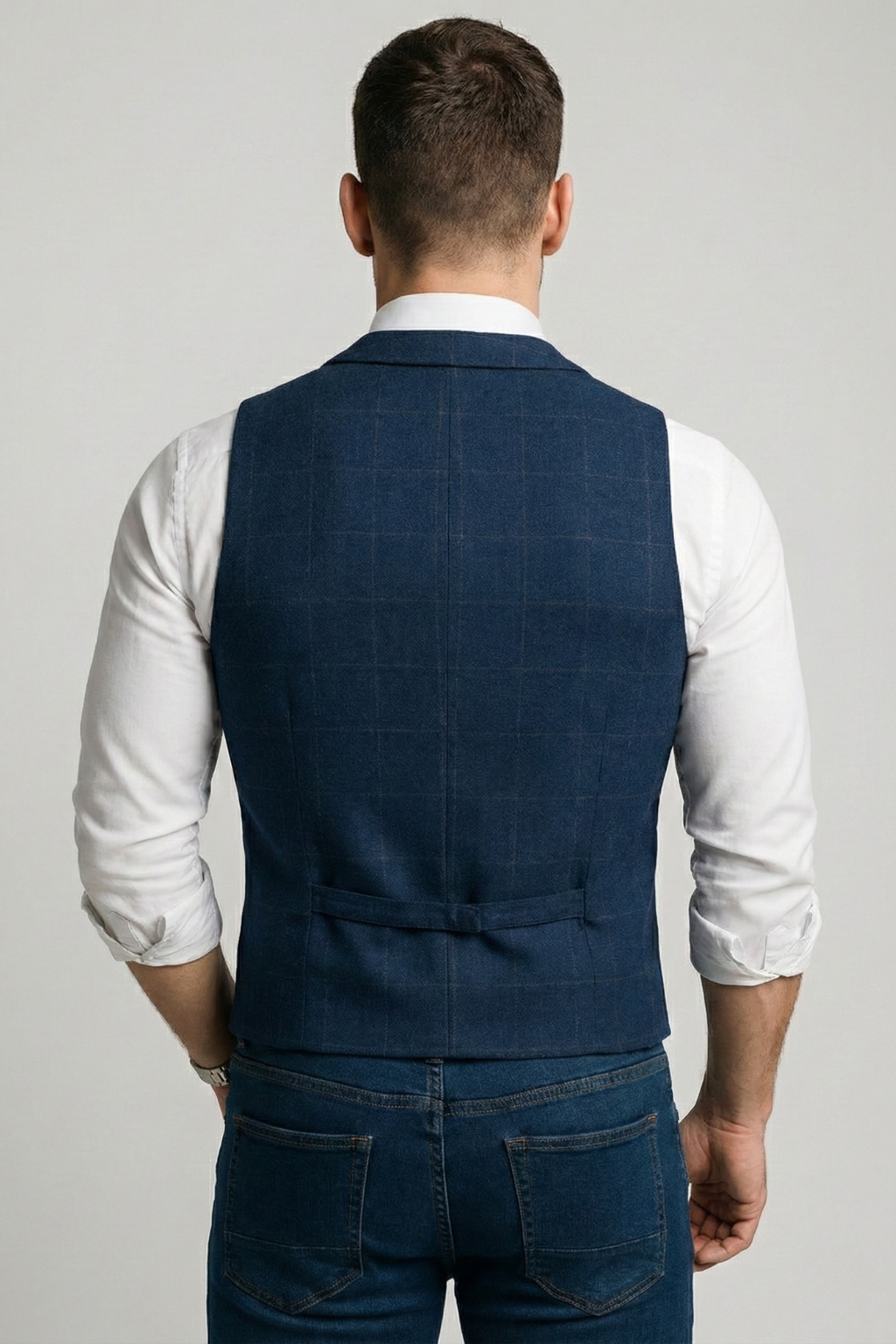 Men’s Formal Button-Front Vest