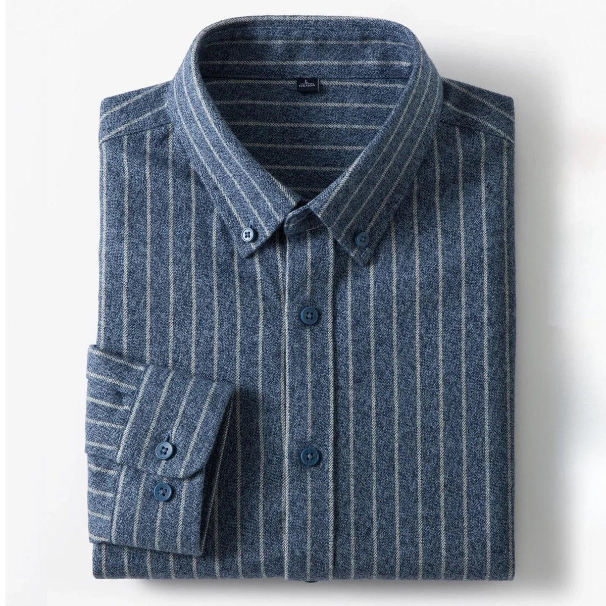 Men's Long Sleeve Plaid Button Down Shirt
