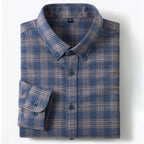 Men's Long Sleeve Plaid Button Down Shirt