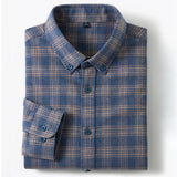 Men's Long Sleeve Plaid Button Down Shirt