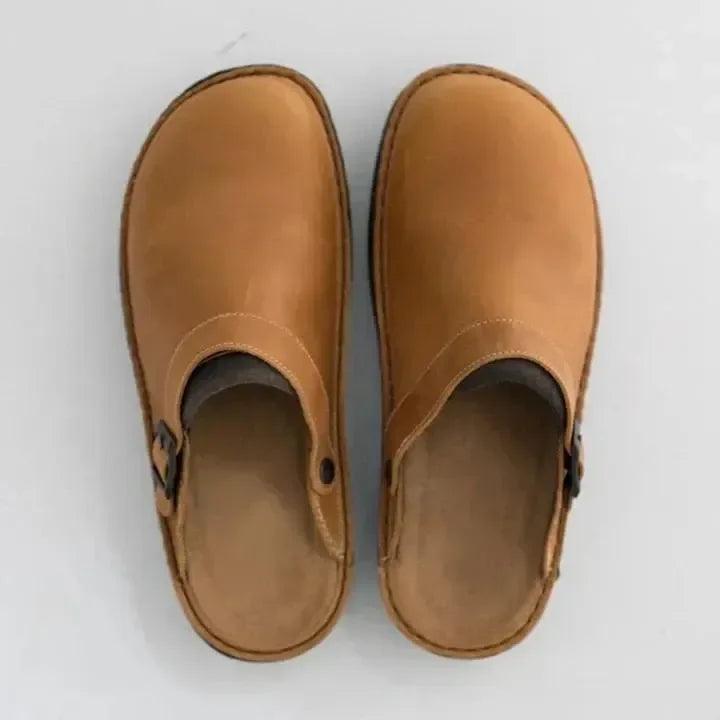 Men's Casual Slip-On Clogs with Closed Toe