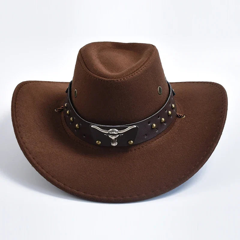 Men’s Studded Western Cowboy Hat
