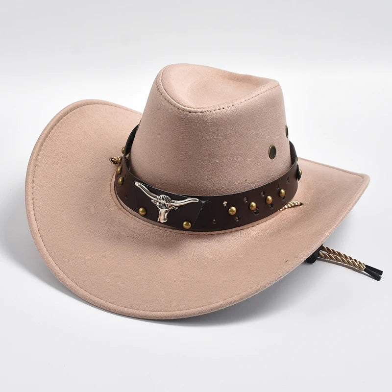 Men’s Studded Western Cowboy Hat