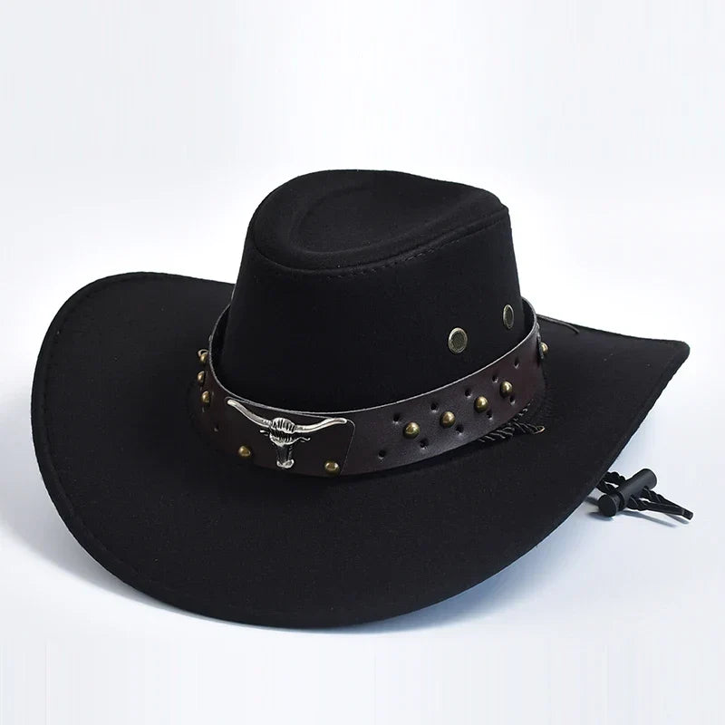 Men’s Studded Western Cowboy Hat