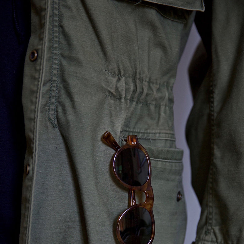 Men’s Military Style Jacket with Utility Pockets
