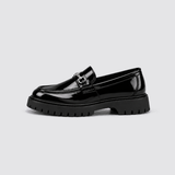 Men’s Chunky Sole Loafers with Metal Detail