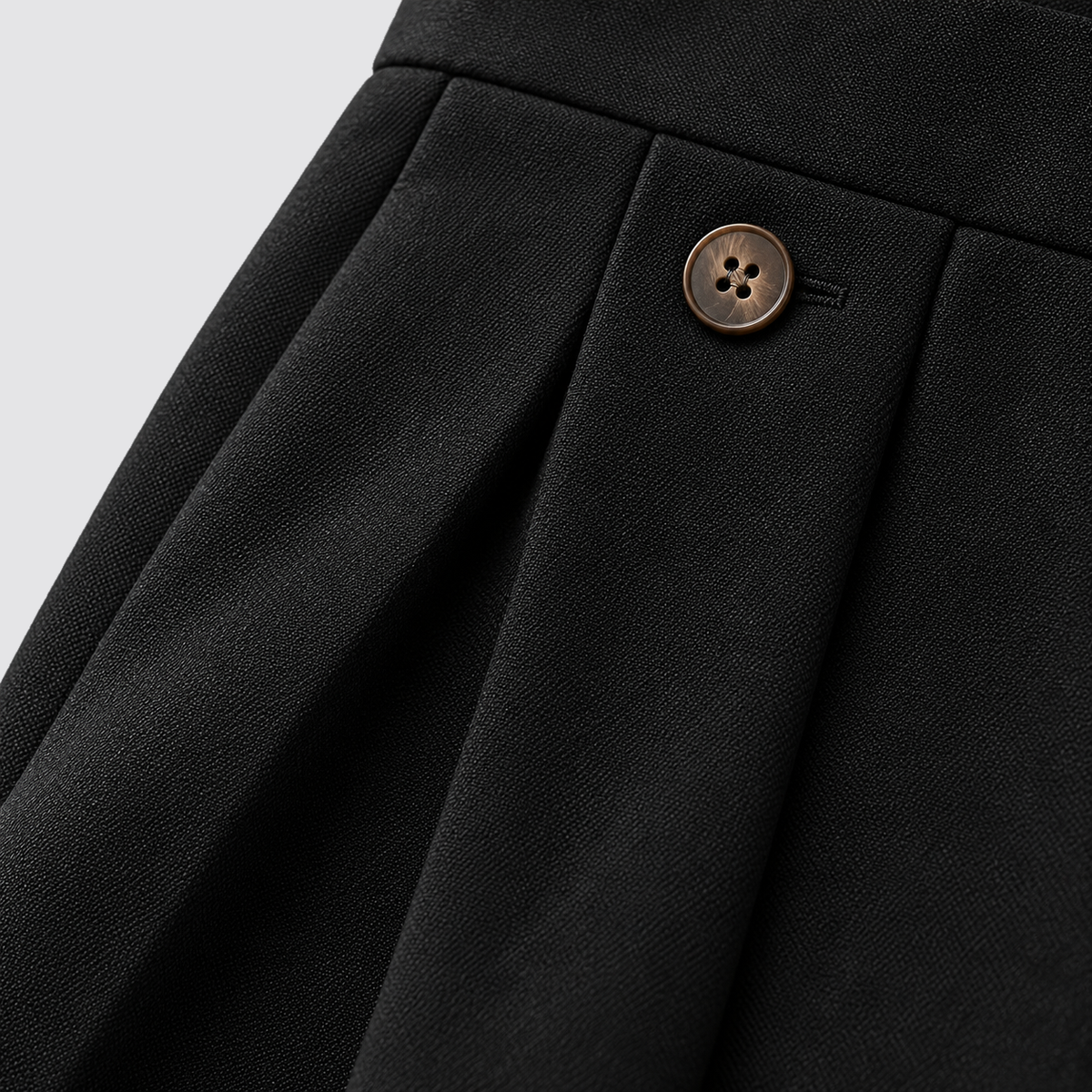Men's Wide Leg Pleated Dress Pants