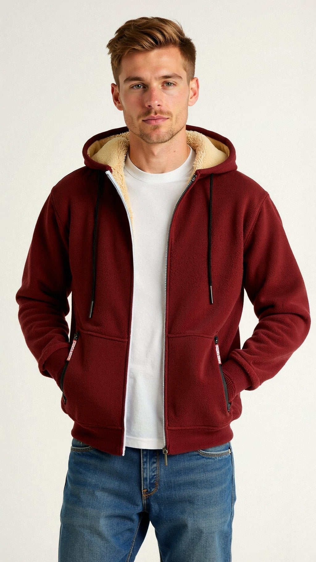 Men’s Lined Full-Zip Hoodie