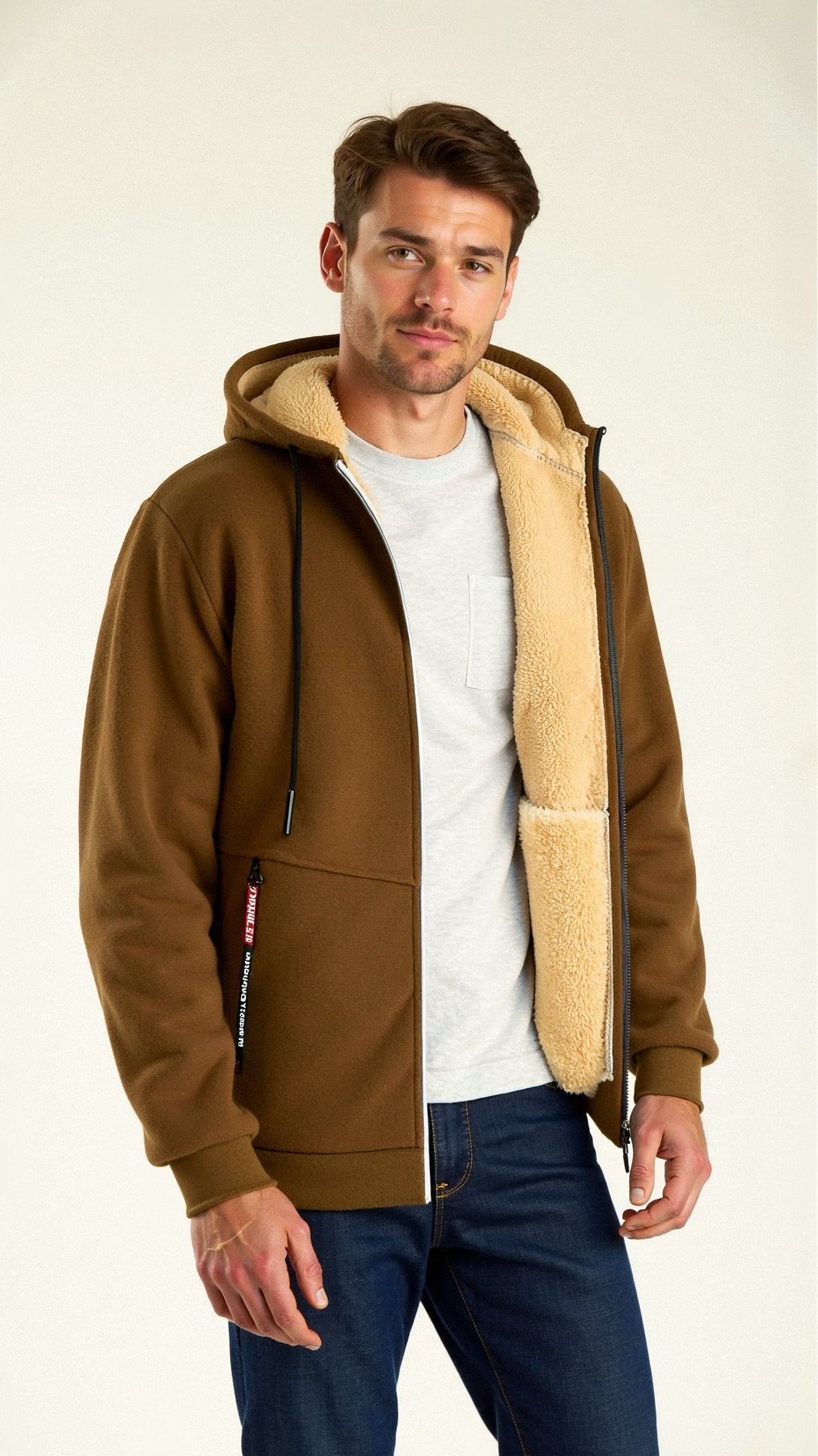 Men’s Lined Full-Zip Hoodie