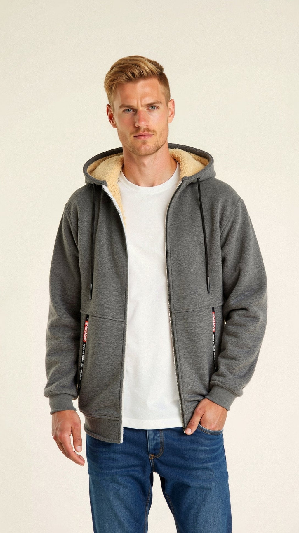 Men’s Lined Full-Zip Hoodie