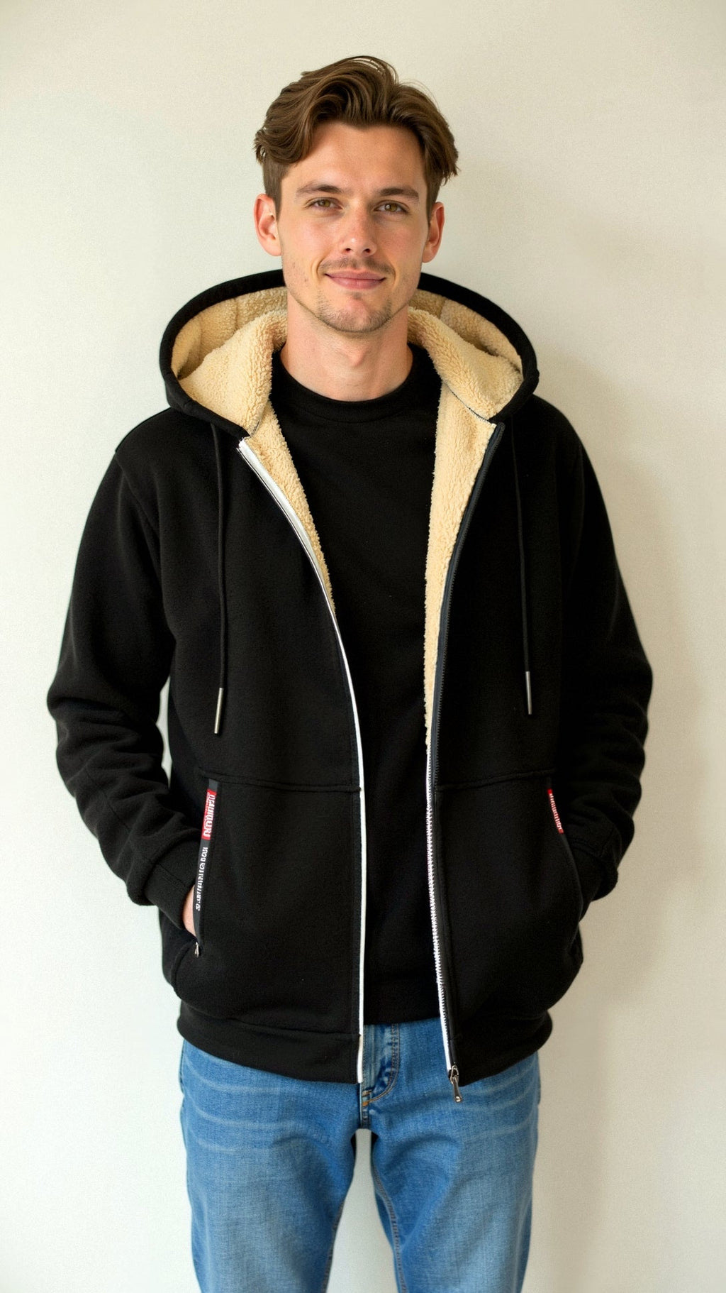 Men’s Lined Full-Zip Hoodie