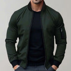 Men’s Zip Front Bomber Jacket