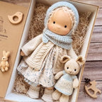 Handmade Waldorf Doll with Charming Outfits