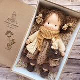 Handmade Waldorf Doll with Charming Outfits