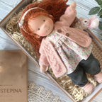 Handmade Waldorf Doll with Charming Outfits