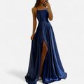Women’s Satin Slit Maxi Dress