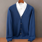 Men’s V-Neck Button Cardigan