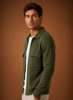 Men's Zip Front Utility Jacket