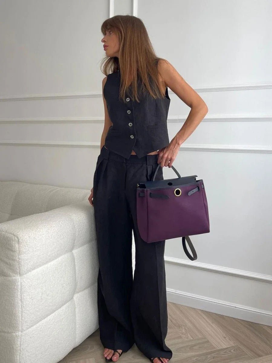 Women’s Tailored Vest Pants Set