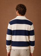 Men’s Striped Collared Sweater