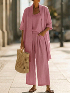 Women’s Relaxed Three-Piece Summer Set