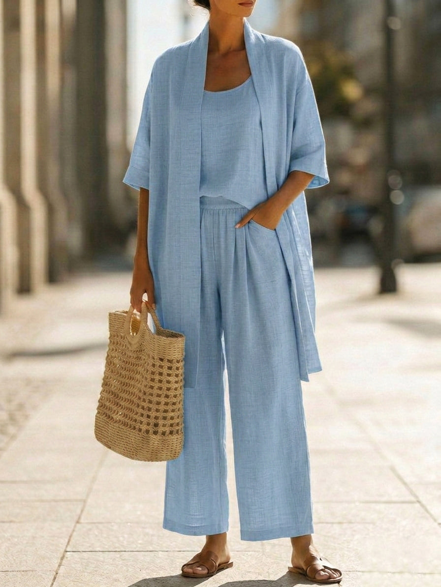 Women’s Relaxed Three-Piece Summer Set