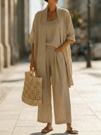 Women’s Relaxed Three-Piece Summer Set