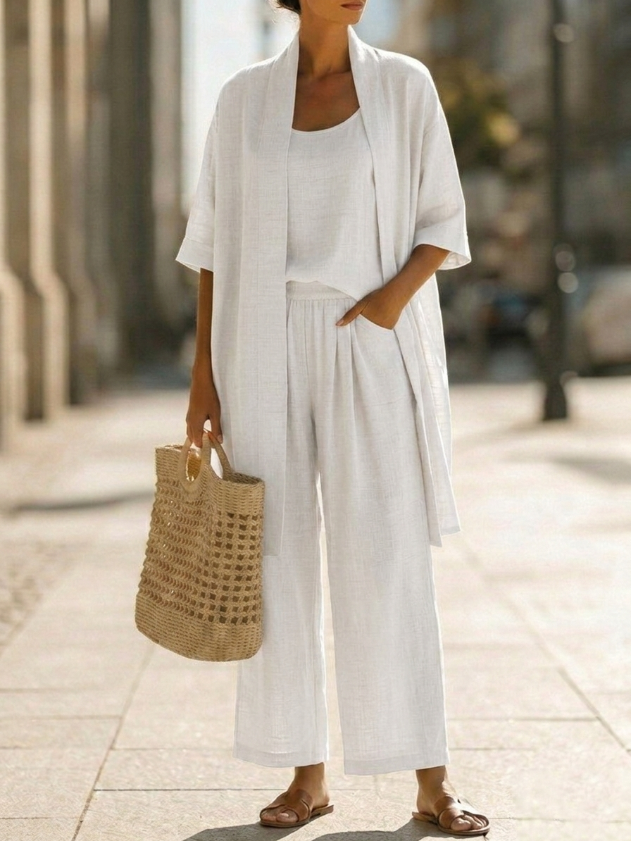Women’s Relaxed Three-Piece Summer Set