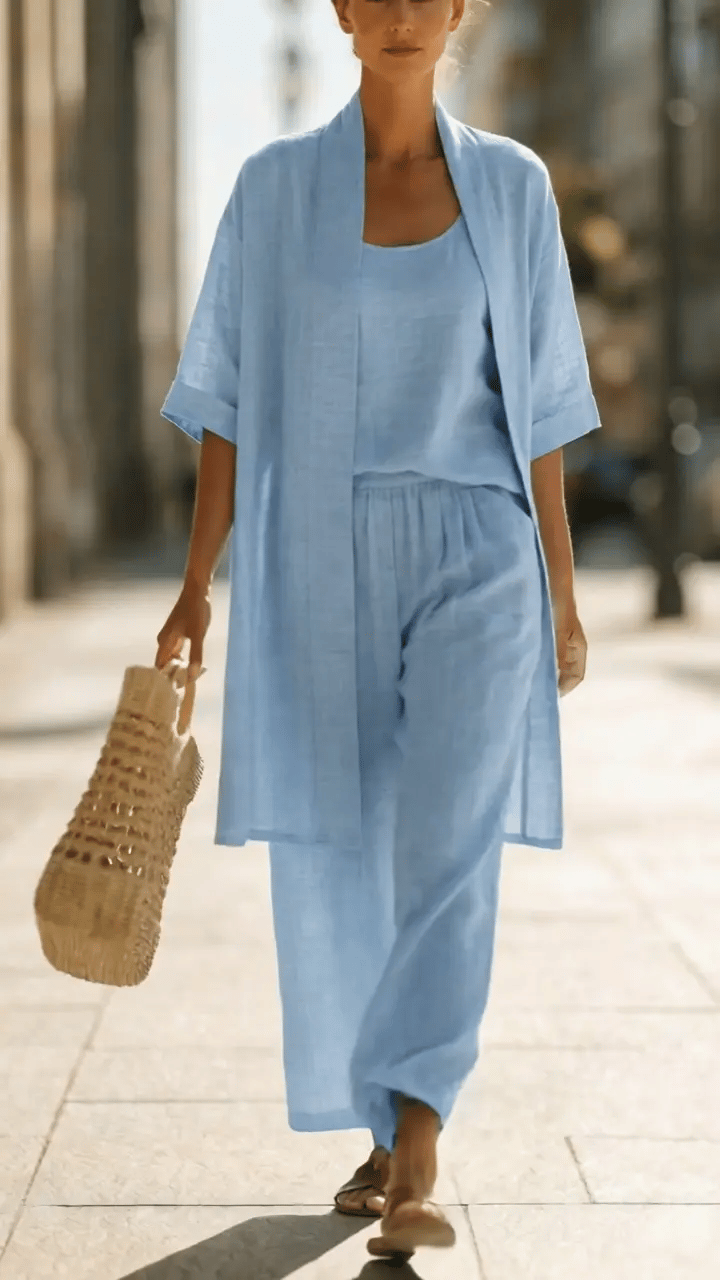 Women’s Relaxed Three-Piece Summer Set