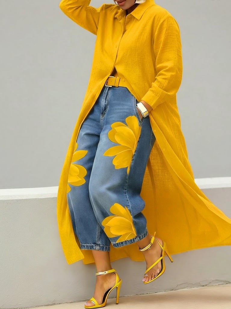 Women’s 2 Piece Floral Pant Set