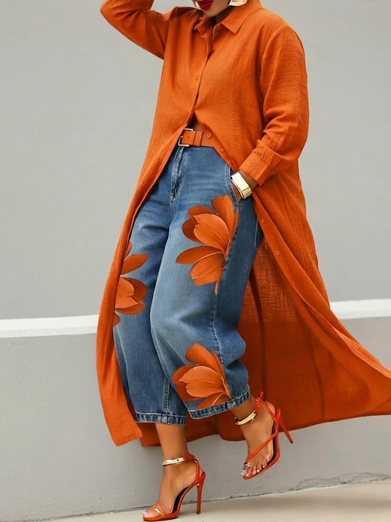 Women’s 2 Piece Floral Pant Set