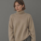 Women’s Oversized Knit Turtleneck Sweater