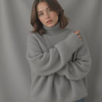 Women’s Oversized Knit Turtleneck Sweater