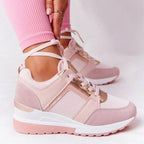 Women’s Thick-Sole Lace-Up Sneakers