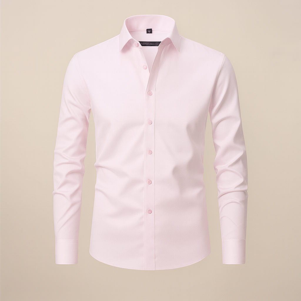 Men’s Slim Fit Long Sleeve Button-Down Shirt