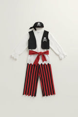 Kids' Pirate Costume With Skull Vest