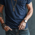 Men’s Scoop Neck Pocket Tee