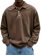 Men's Long Sleeve Polo Shirt