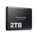 Portable External SSD Drive with USB-C Connection