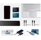 Portable External SSD Drive with USB-C Connection