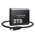 Portable External SSD Drive with USB-C Connection