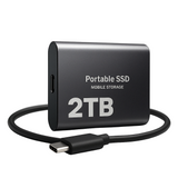 Portable External SSD Drive with USB-C Connection