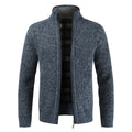 Men’s Stand-Collar Full-Zip Cardigan