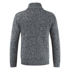 Men’s Stand-Collar Full-Zip Cardigan