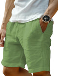Men's Linen Drawstring Shorts