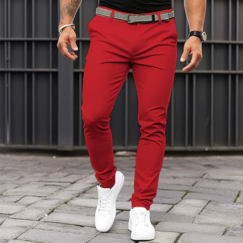 Men's Slim Fit Casual Pants