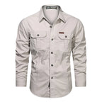 Men's Long Sleeve Button-Up Utility Shirt