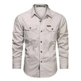 Men's Long Sleeve Button-Up Utility Shirt
