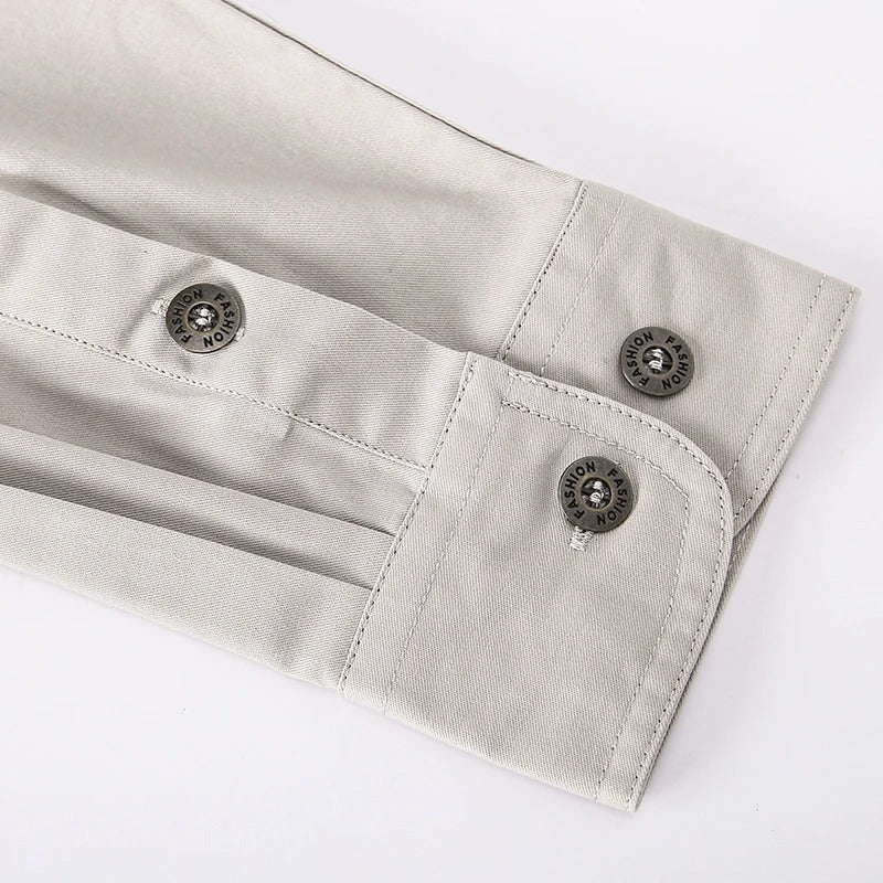 Men's Long Sleeve Button-Up Utility Shirt